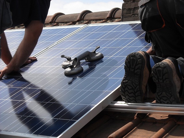 Rooftop Mounted Solar Panels